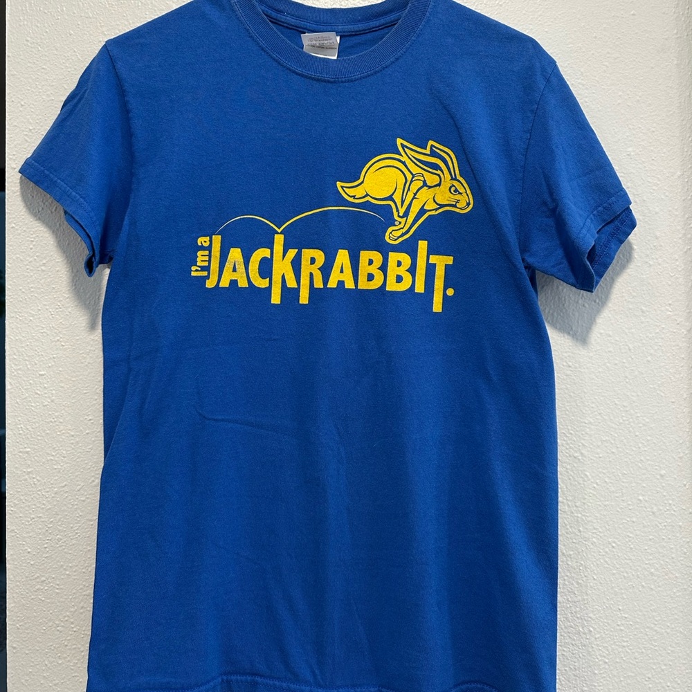South Dakota State University Blue and Yellow Tee
